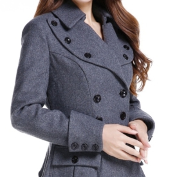 💥LAST ONE💥 Double Breasted Corset Lace Coat PLUS - Picture 5 of 6